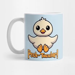 Peck-tacular! Pecktacular Cute Chicken Pun Mug